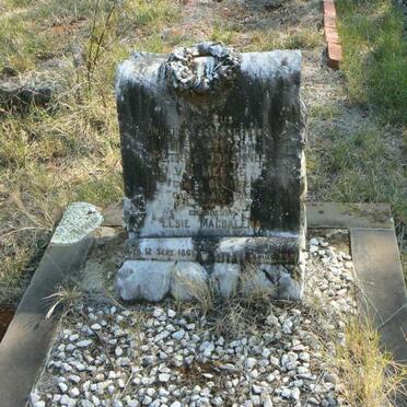 MERWE Petrus Johannes, v.d. 18??-19?? &amp; Elsie Magdalena 1866-19??