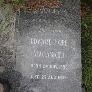 MACASKILL Edward Hope 1903-1952