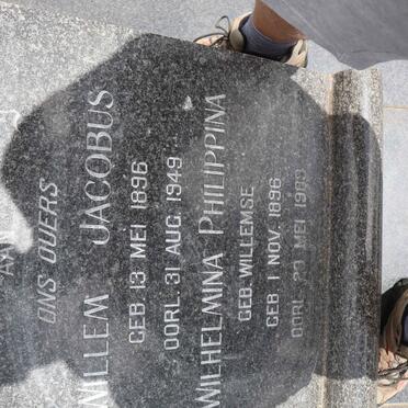 MAARTENS Willem Jacobus 1896-1949 &amp; Wilhelmina Philippina WILLEMSE 1896-1989