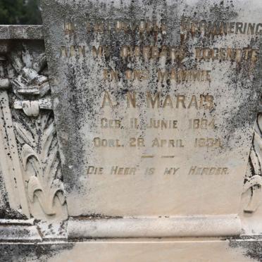 MARAIS A.N. 1884-1934