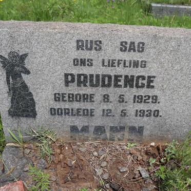 MANN Prudence 1929-1930