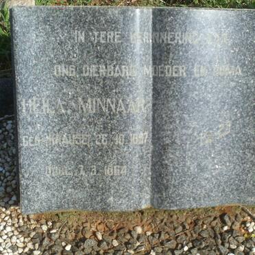 MINNAAR Heila 1897-1964