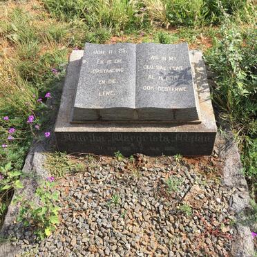 MALAN Martha Margrieta 1915-1965