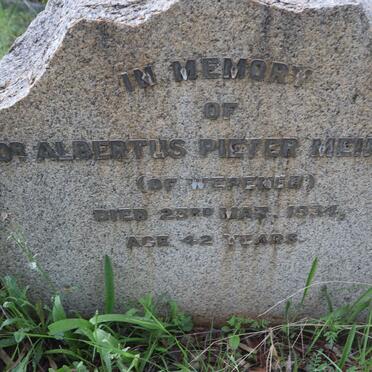 MEIRING Albertus Pieter -1934