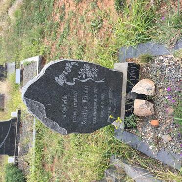 MERWE Aletta Louw, v.d. nee HANEKOM 1917-1965