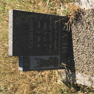 MEYER Gerhard 1965-1965