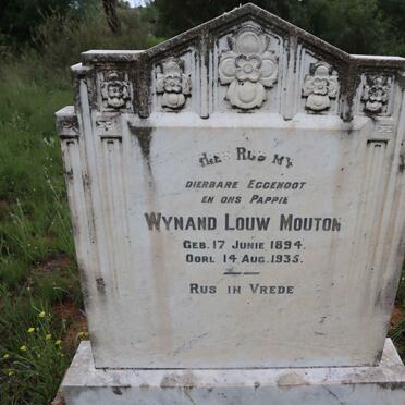 MOUTON Wynand Louw 1894-1935