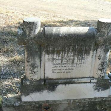 MARAIS Johannes Stephanus 1???-193?