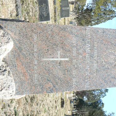 McINTYRE Roy Cameron 1926-1945