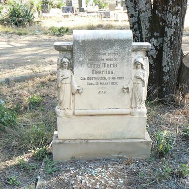 MAARTINS Anna Maria nee OOSTHUIZEN 1909-1937