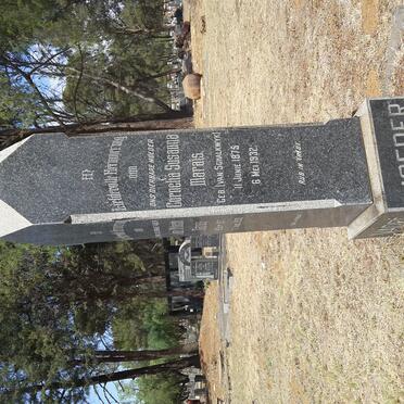 MARAIS Jan Wilhelm 1877-1930 &amp; Cornelia Susanna VAN SCHALKWYK 1875-1932