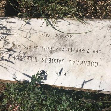 NIENABER Coenraad Jacobus 1947-1964