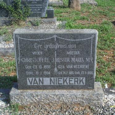 NIEKERK Christoffel J., van 1896-1964 &amp; Hester Maria M. VAN HEERDEN 1895-1968