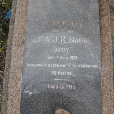 NAUDE A.J.R. 1920-1941