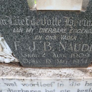 NAUDE F.J.B. 1909-1954