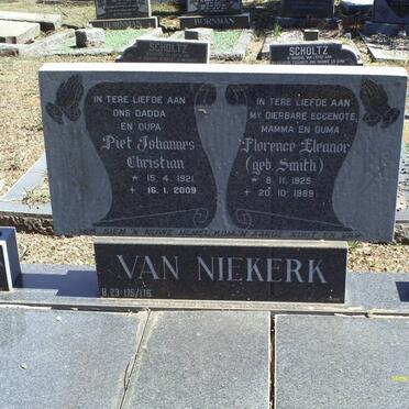 NIEKERK Piet Johannes Christian, van 1921-2009 &amp; Florence Eleanor SMITH 1925-1989