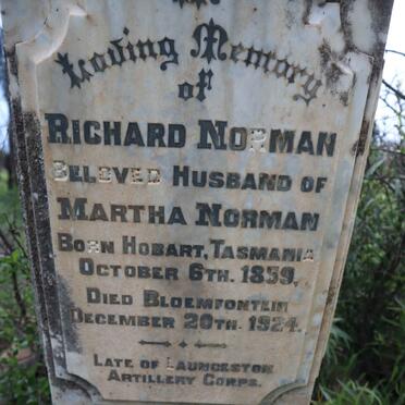 NORMAN Richard 1859-1924
