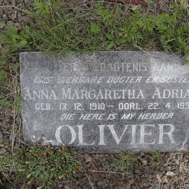 OLIVIER Anna Margaretha Adriana 1910-1990