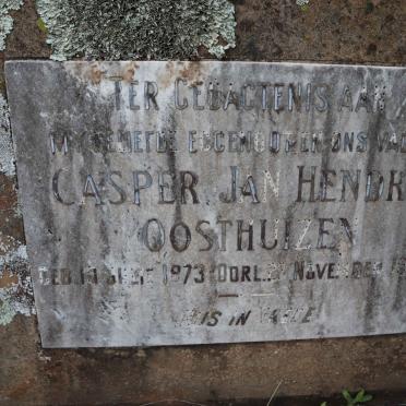 OOSTHUIZEN Casper Jan Hendrik 1873-1932
