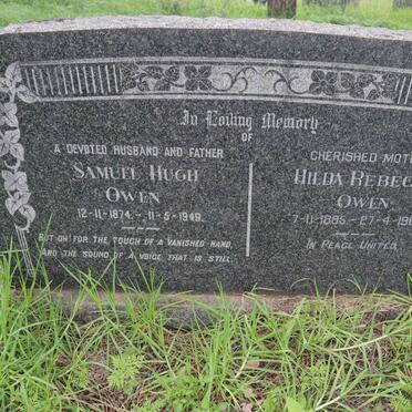 OWEN Samuel Hugh 1874-1949 &amp; Hilda Rebecca 1885-1967