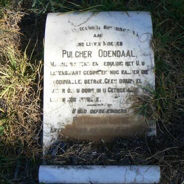 ODENDAAL Danie 1844-1920 &amp; Pulcher 1865-1938