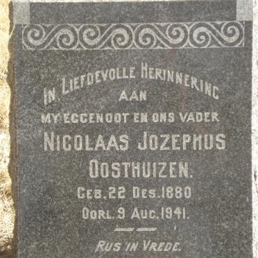 OOSTHUIZEN Nicolaas Jozephus 1880-1941