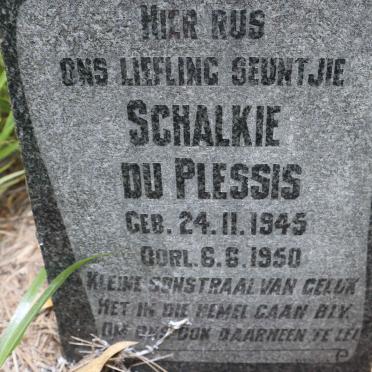 PLESSIS Schalkie, du 1945-1950