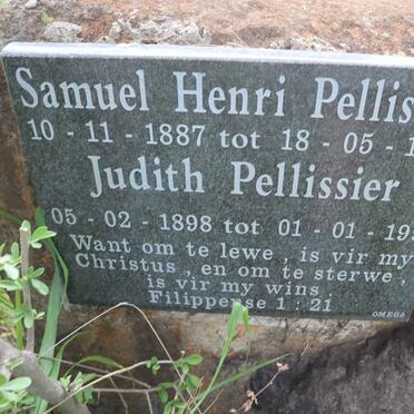 PELLISSIER Samuel Henri 1887-1978 &amp; Judith 1898-1991