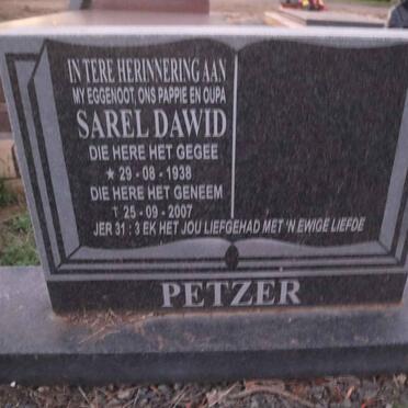 PETZER Sarel Dawid 1938-2007