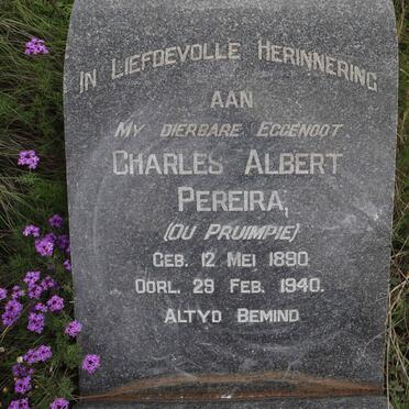 PEREIRA Charles Albert 1890-1940