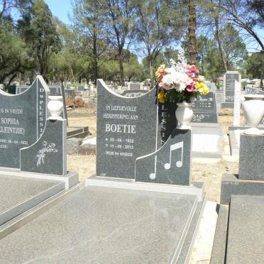 PLESSIS Boetie, du 1932-2013 &amp; Sophia 1932-