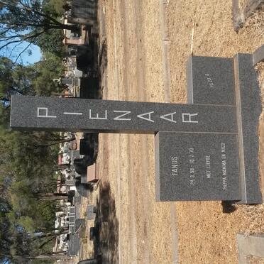 PIENAAR Fanus 1958-1970