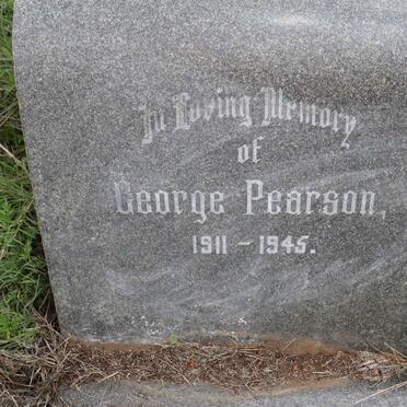 PEARSON George 1911-1945