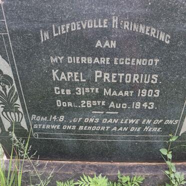 PRETORIUS Karel 1903-1943