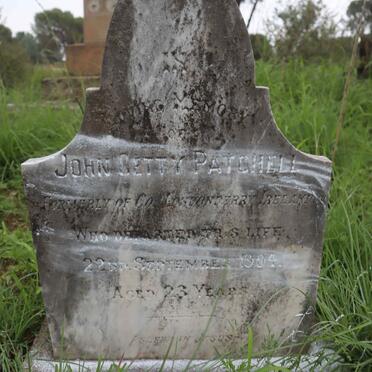 PATCHELL John Getty -1904