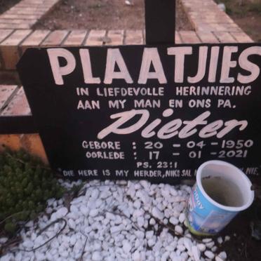 PLAATJIES Pieter 1950-2021