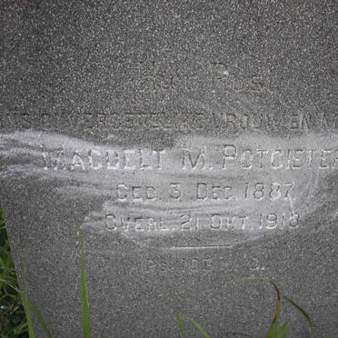 POTGIETER Magdelt M. 1887-1918