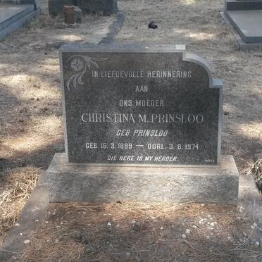 PRINSLOO Christina M. nee PRINSLOO 1889-1974