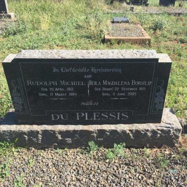 PLESSIS Rudolph Michiel, du 1913-1964 &amp; Heila Magdalena Borstlap ROODT 1921-2005