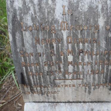 PHILLIPS Henry Dennis 1901-1904