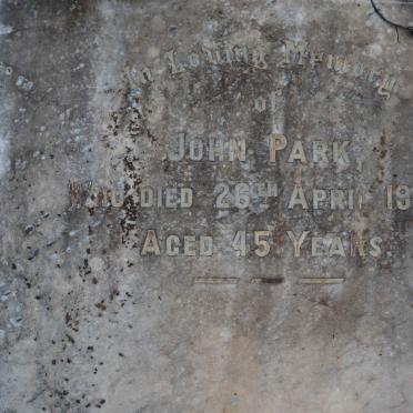 PARK John -1926