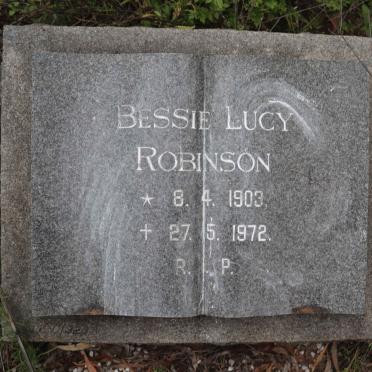 ROBINSON Bessie Lucy 1903-1972