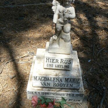 ROOYEN Magdalena Marie, van 1944-1945