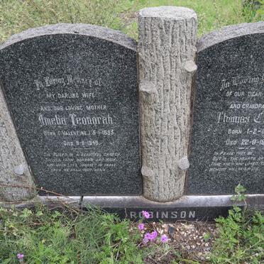 ROBINSON Thomas Charles 1892-1952 &amp; Amelia Leonorah VALENTINE 1895-1946