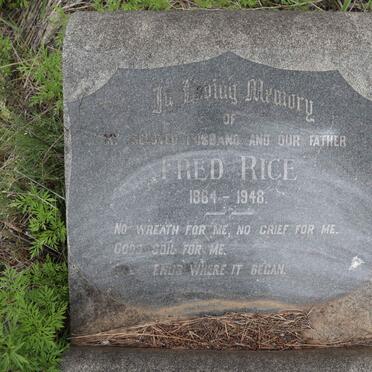 RICE Fred 1864-1948