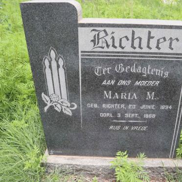 RICHTER Maria M. nee RICHTER 1894-1968