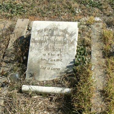 STOFFBERG Christiaan Marthinus V. Dyk 18?1-1942