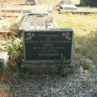 SCHOEMAN Andries Jacobus Stephanus 1920-1928