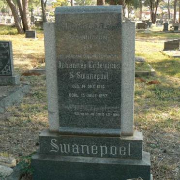 SWANEPOEL Johannes Lodewicus S. 1916-1947
