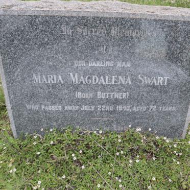 SWART Maria Magdalena nee BUTTNER -1943